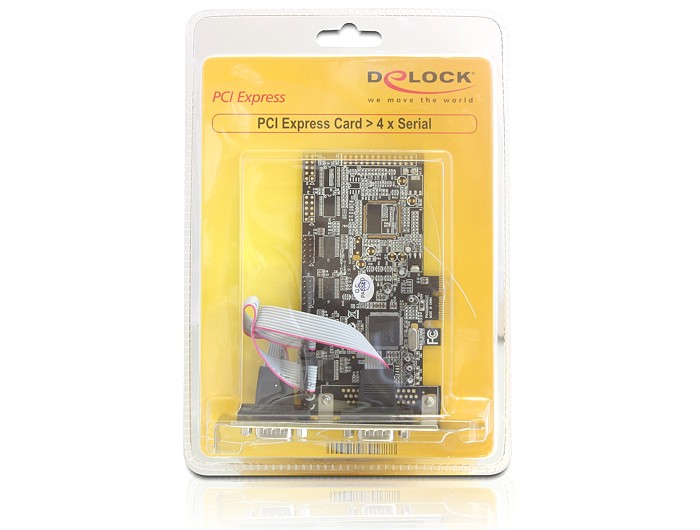 Delock PCI Express Karte > 4 x Seriell