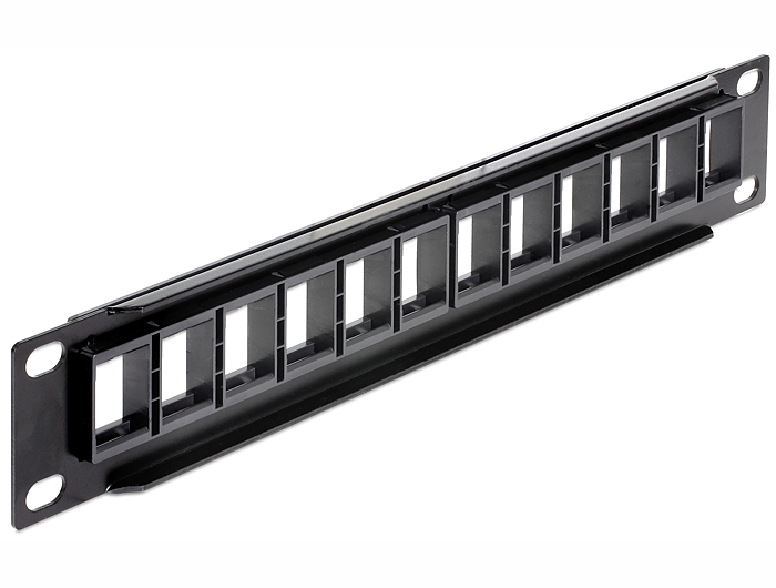 Delock 10" Keystone Patchpanel 12 Port