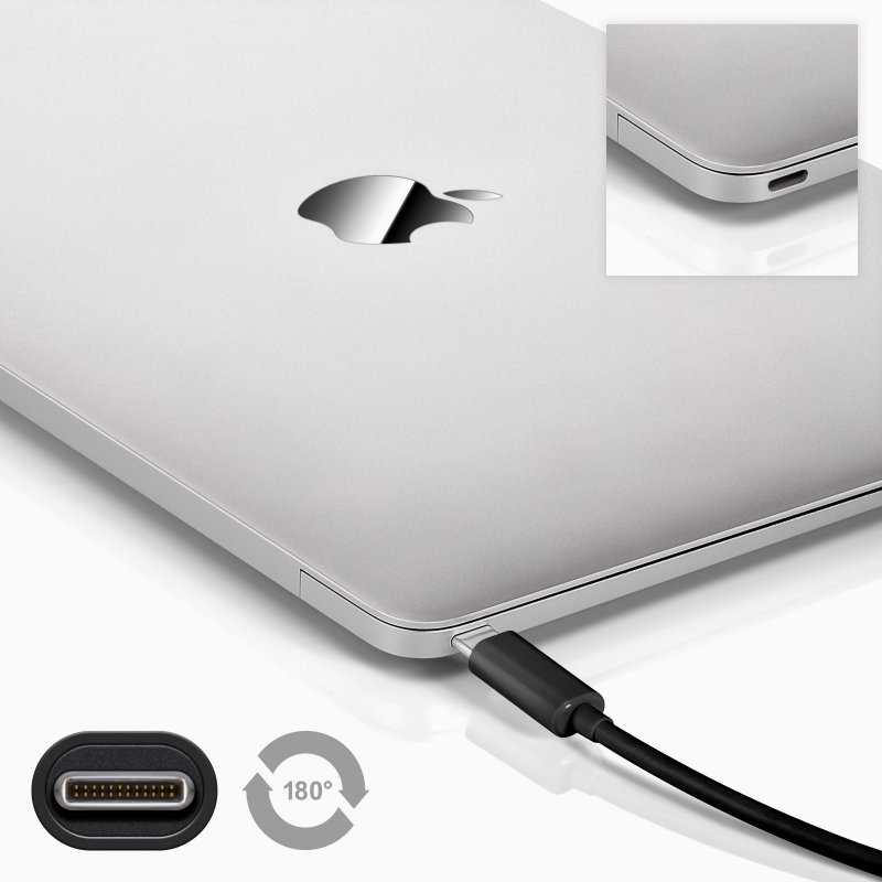 USB 3.0 SuperSpeed Kabel > USB-C - Länge 1.00 Meter