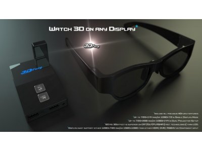 3Dfury Glasses & Emitter von HDfury - 3D Sender und Brille