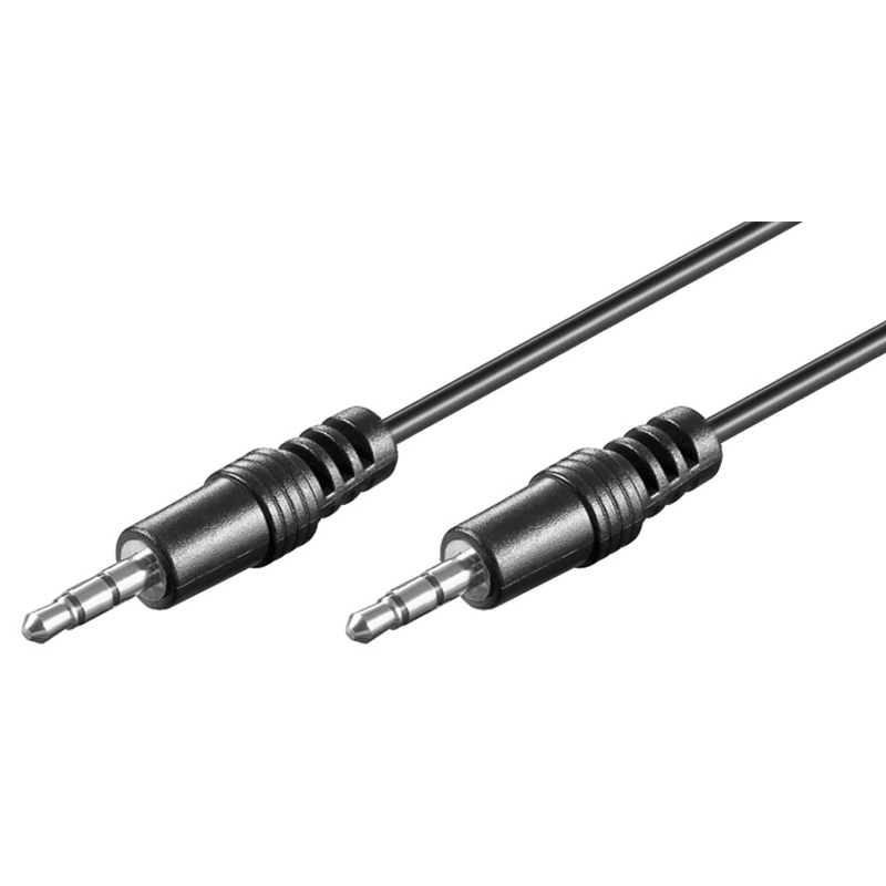 Audio-Video-Kabel 5.0 m 3,5 mm stereo Stecker>3,5 mm stereo Stecker