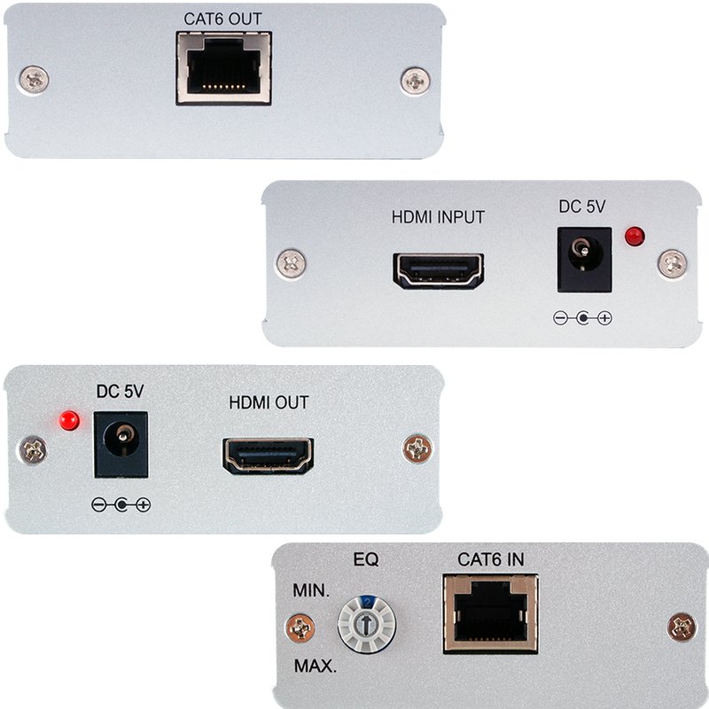 HDMI über LAN CAT6 Sender und Empfänger bis 45 Meter
