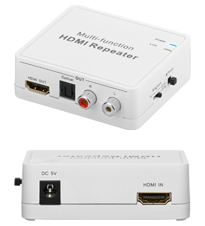 HDMI Extractor - Verstärker - Repeater - Extrahiert das Tonsignal aus dem HDMI-Signal