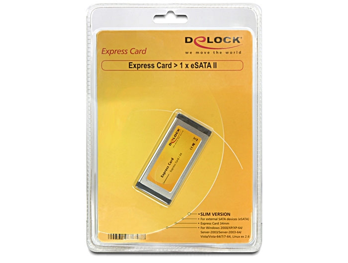 Delock Express Card > 1x eSATA 3 Gb/s