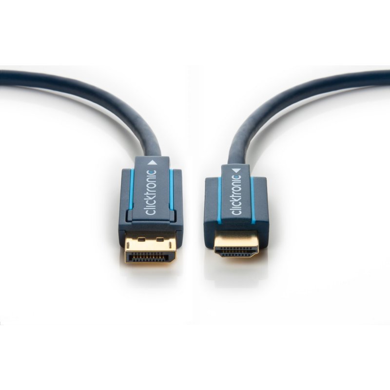 Clicktronic DisplayPort/HDMI  Adapterkabel 3.0 Meter