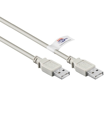 Kabel USB 2.0 upstream 5,0m A-A St/St zertifiziert