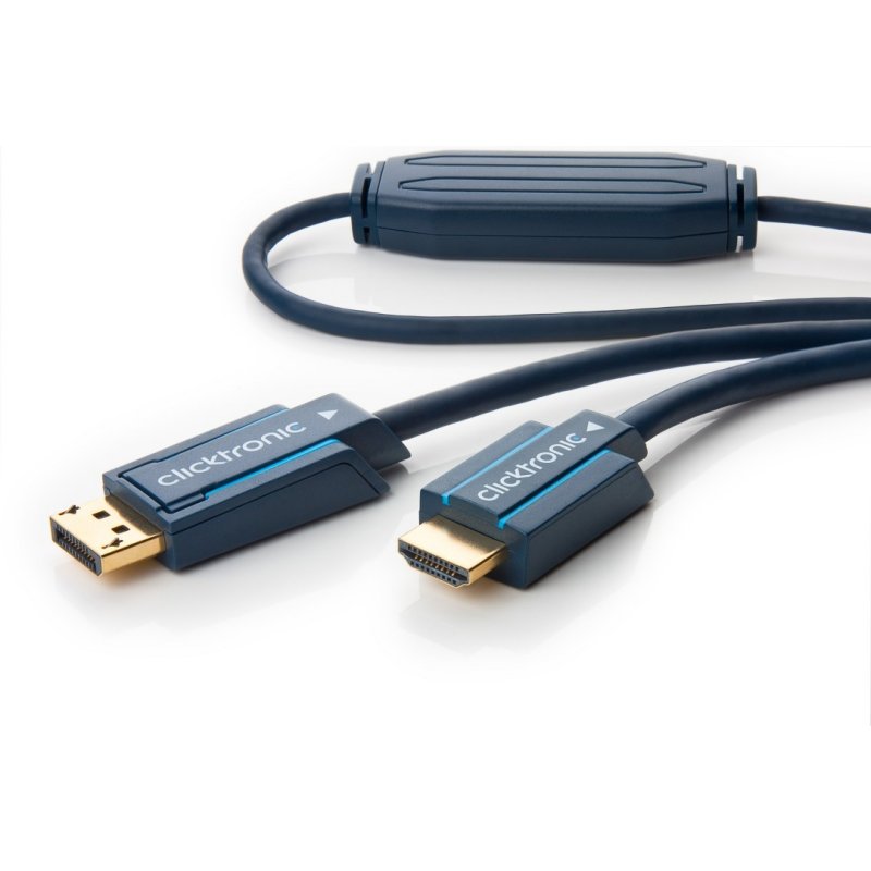 Clicktronic DisplayPort/HDMI  Adapterkabel 3.0 Meter