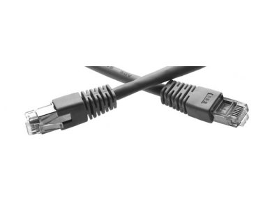 Netzwerkkabel CAT6 - 50.00 m S/FTP; 2xRJ45 stecker; PIMF doppelt geschirmt grau