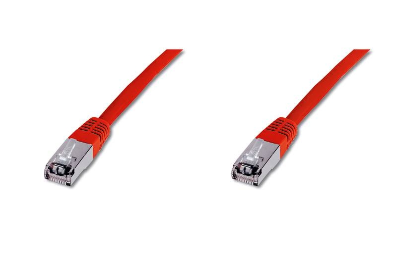 Kabel RJ45 20,0m rot SFTP-Patch C5e