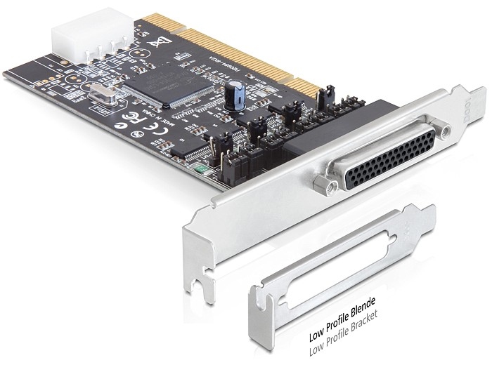 Delock PCI Karte > 4 x Seriell mit Spannungsversorgung