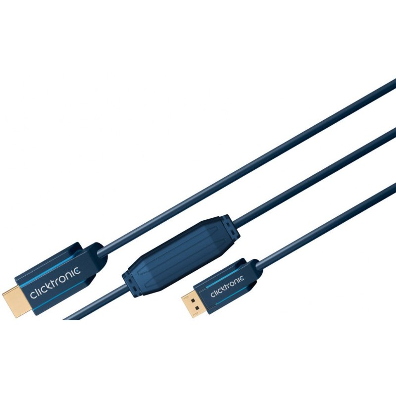 Clicktronic DisplayPort/HDMI  Adapterkabel 5.0 Meter