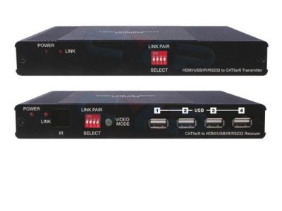 Multi-Media LAN CA-USBHUT, HDMI over IP (Sender und Empfänger)