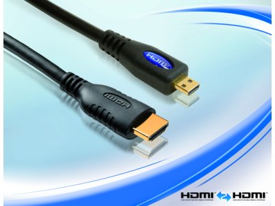 PureLink 1.00m Mini HDMI/micro HDMI (v1.3c / v1.4) C Stecker auf D Stecker