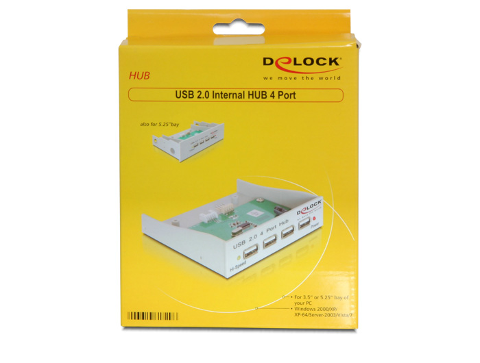 Delock USB 2.0 interner HUB 4 Port