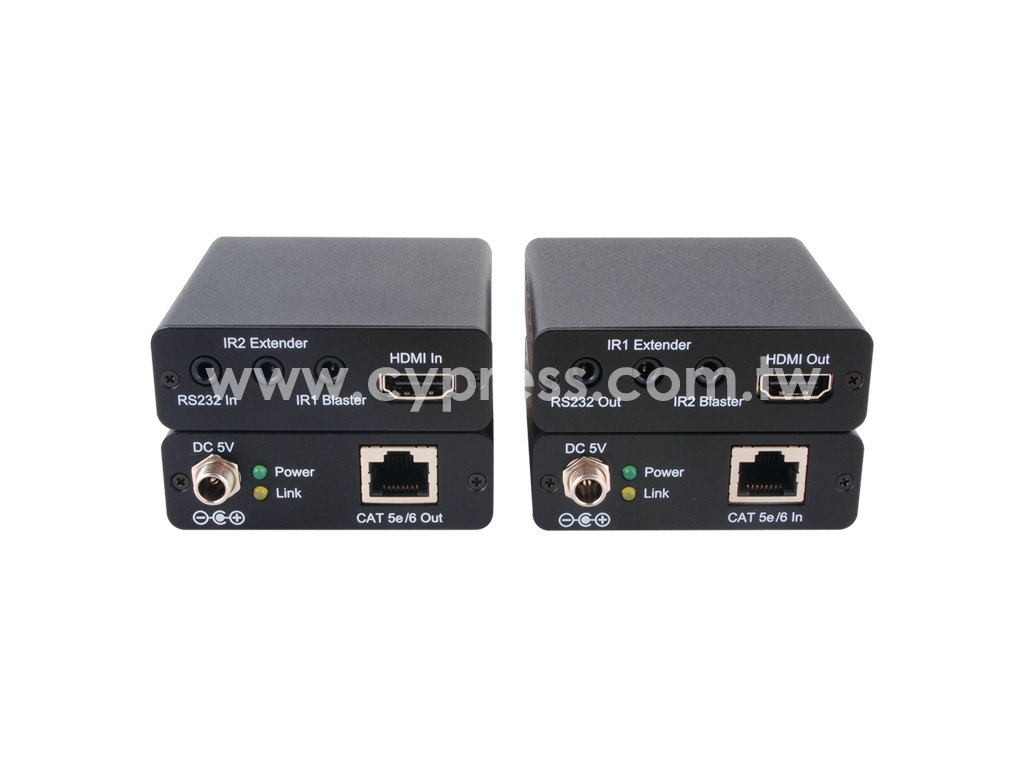 HDMI zu CA 5e/6 Extender - HDMI 1.4, IR/RS232 bis zu 100 Meter