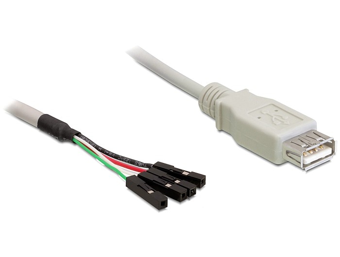 Delock Kabel USB 2.0-A Buchse auf Pfostenstecker