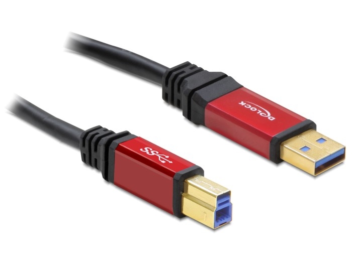 Delock Kabel USB 3.0-A > B Stecker / Stecker 3 m Premium
