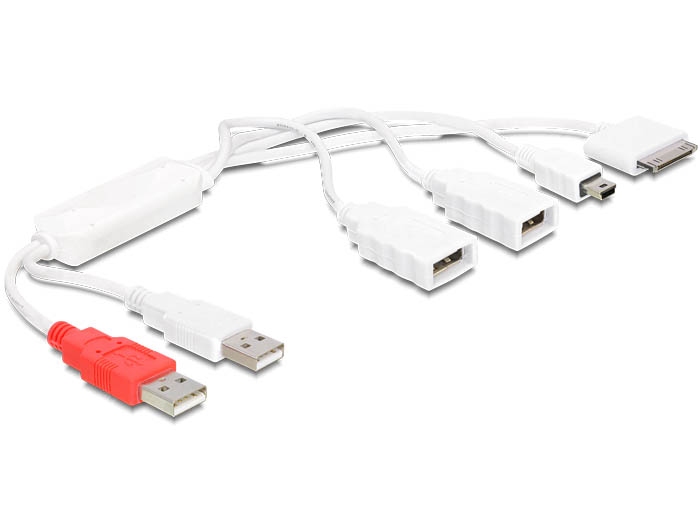 Delock USB 2.0 external 4-port Kabel Hub