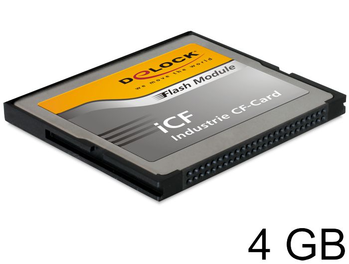 Delock Industrial Compact Flash card 4GB