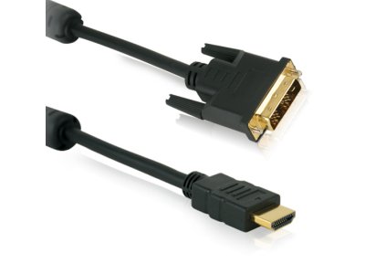 HDMI / DVI-D Kabel 1.00m HDMI 1.3 vergoldetet (DVI Stecker 18+1)