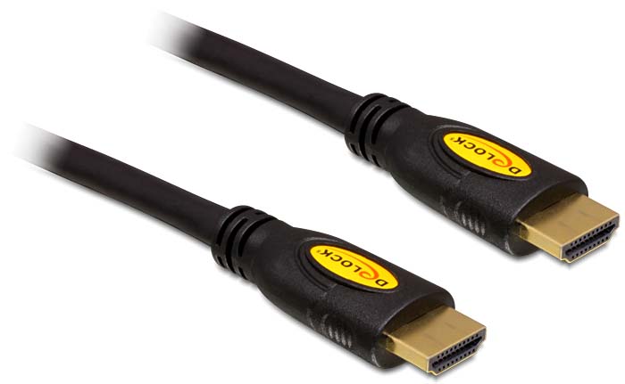 Delock Kabel High Speed HDMI mit Ethernet 4K - HDMI A Stecker > HDMI A Stecker 5 m