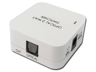 Digitale Optischer Audio Switcher 2 IN / 1 Out (DT-21)