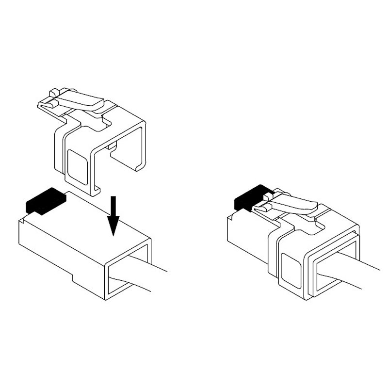 Netzwerk RJ45 Reparatur Clip 16 Stück Starter Set