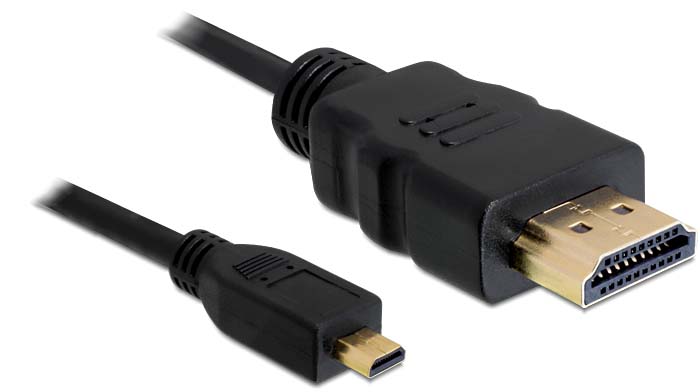 Delock Kabel High Speed HDMI mit Ethernet A/D Stecker/Stecker 2m