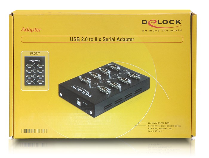 Delock USB 2.0 zu 8 x Seriell Adapter