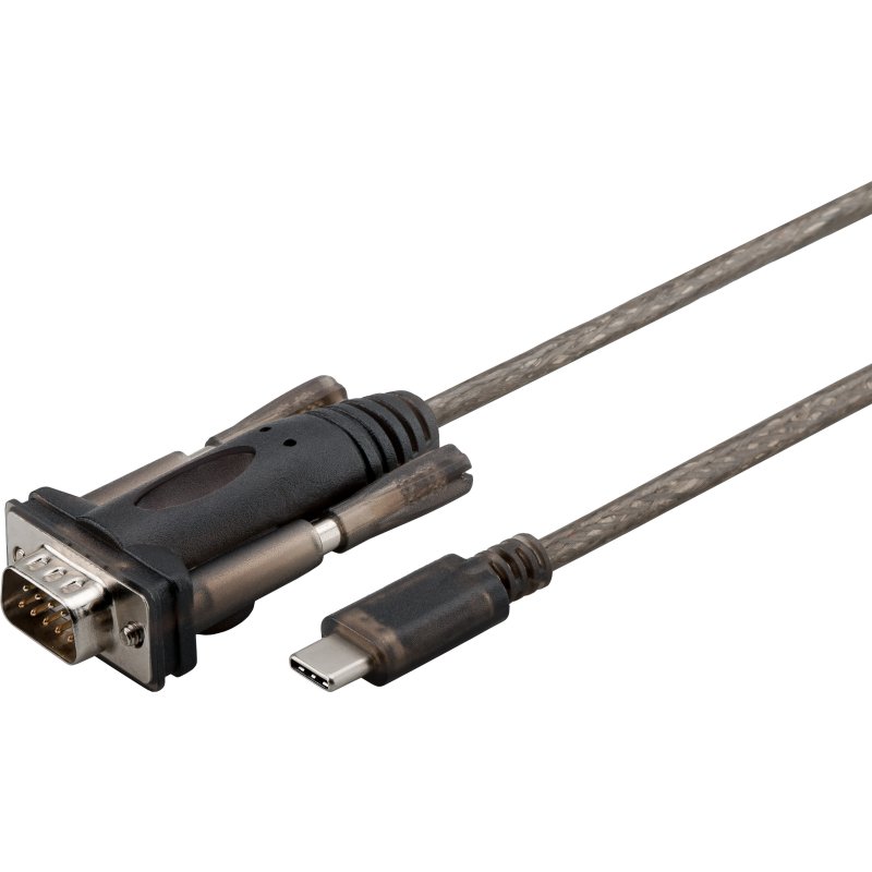 USB-C Stecker auf RS-232 Stecker - Adapter Kabel