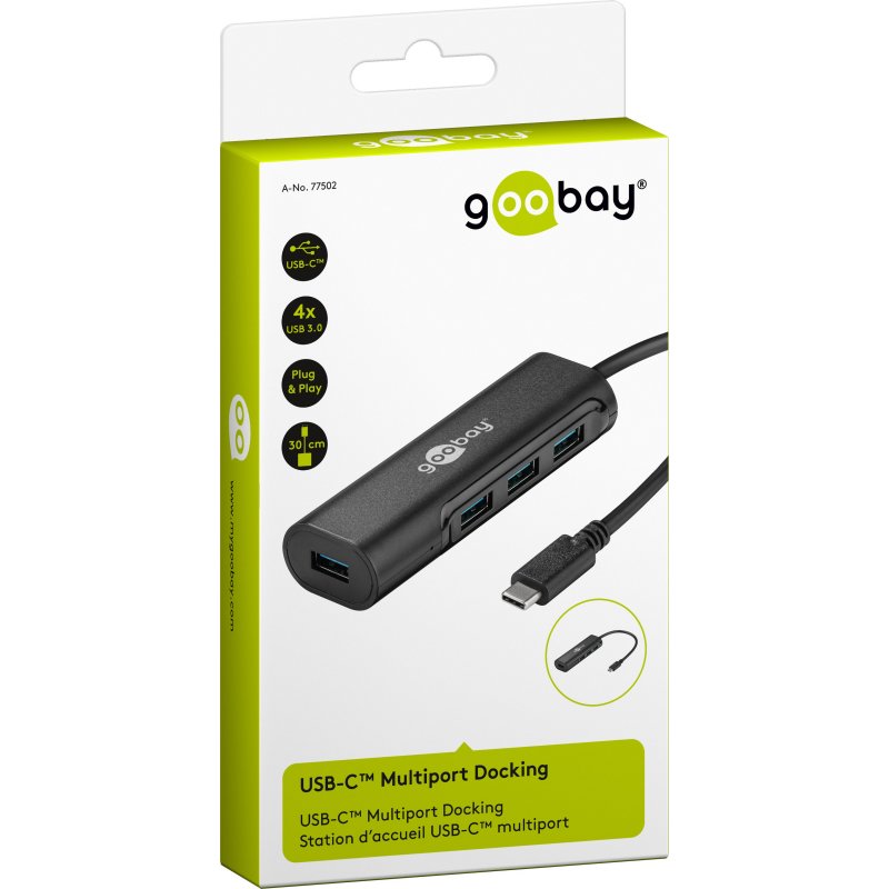 4-fach USB-C Multiport-Adapter