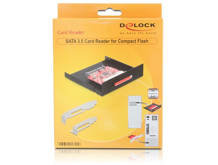 Delock 3.5 SATA Card Reader > Compact Flash