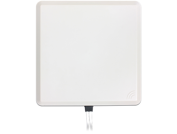 Delock WLAN MIMO 802.11 b/g/n Antenne N Stecker 13 dBi direktional grau outdoor