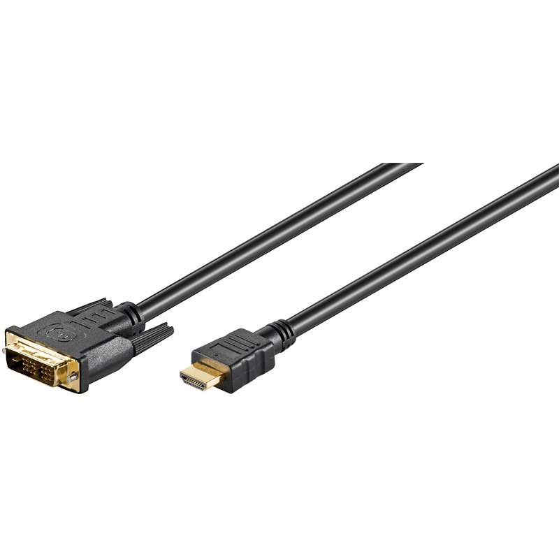 Kabel HDMI/-DVI(18+1) 2.00m HDMI 1.3, vergoldetet